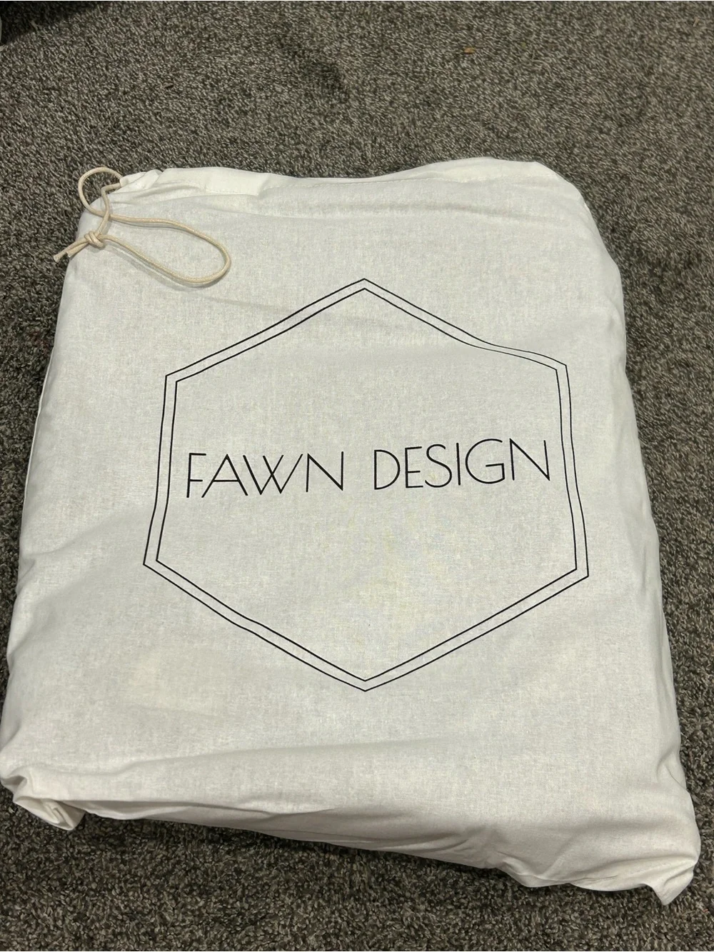 Fawn Design Maroon Pebbled Tote with Gold Hardware